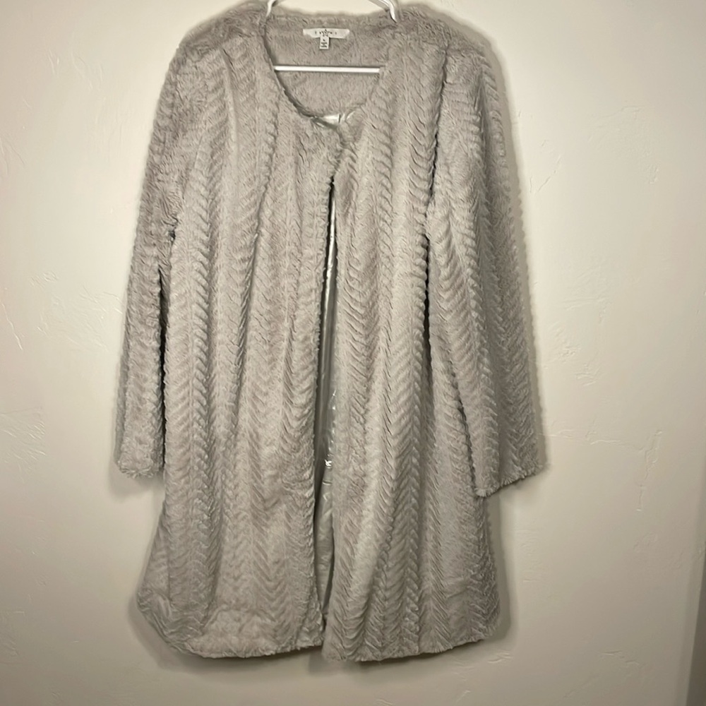 Faux fur sweater